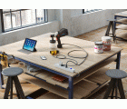 BASE MULTIFIX CON 5 TOMAS SCHUKO + 2 USB (A+C) QC
